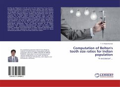 Computation of Bolton's tooth size ratios for Indian population