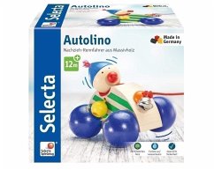 Selecta 62024 - Nachzieh-Auto, Autolino, Holz, 11 cm