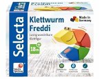 Selecta 62040 - Klettwurm Freddi, Motorikspielzeug, Holz, 16 cm