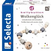 Selecta 64006 - bellybutton, Wolkenglück, Schnullerkette, Holz, grau, 21 cm Selecta 64006 - bellybutton, Wolkenglück, Schnullerkette, Holz, grau, 21 cm
