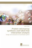 Protein microarray synthesis and label-free interaction analysis