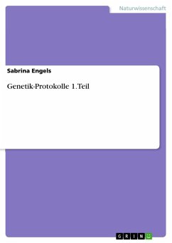 Genetik-Protokolle 1.Teil (eBook, ePUB) - Engels, Sabrina