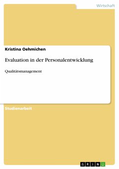 Evaluation in der Personalentwicklung (eBook, ePUB) - Oehmichen, Kristina