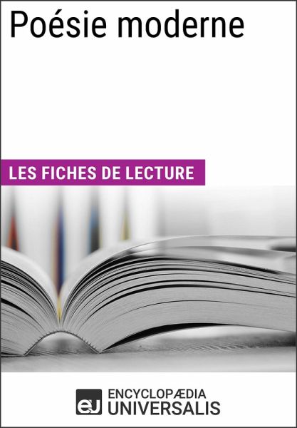Poésie moderne (eBook, ePUB)