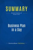 Summary: Business Plan in a Day (eBook, ePUB)