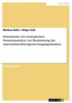 Instrumente der strategischen Situationsanalyse zur Bestimmung der unternehmensbezogenen Ausgangssituation (eBook, ePUB) - Kühn, Markus; Todt, Helge
