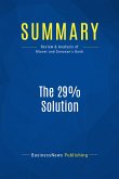 Summary: The 29% Solution (eBook, ePUB)