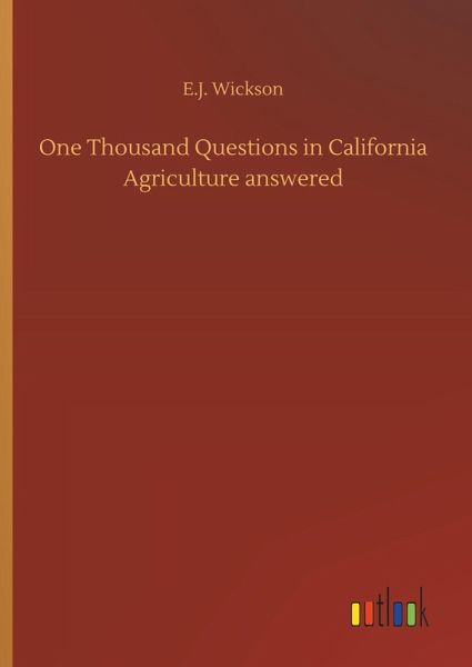 One Thousand Questions in California Agriculture answered