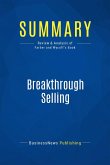 Summary: Breakthrough Selling (eBook, ePUB)