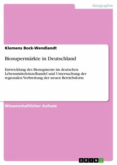 Biosupermärkte in Deutschland (eBook, ePUB)