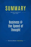 Summary: Business @ the Speed of Thought (eBook, ePUB)