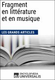 Fragment en littérature et en musique (eBook, ePUB)