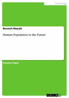 Human Population in the Future - Mayabi, Benaiah