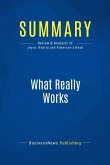 Summary: What Really Works (eBook, ePUB)