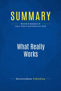 Summary: What Really Works (eBook, ePUB) - BusinessNews Publishing