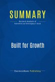 Summary: Built for Growth (eBook, ePUB)