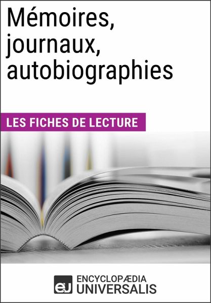 Mémoires, journaux, autobiographies (eBook, ePUB)