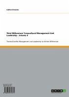 Third Millennium Transcultural Management And Leadership - Volume II (eBook, ePUB) - Deissler, Gebhard