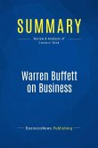 Summary: Warren Buffett on Business (eBook, ePUB)