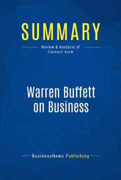 Summary: Warren Buffett on Business (eBook, ePUB) - BusinessNews Publishing
