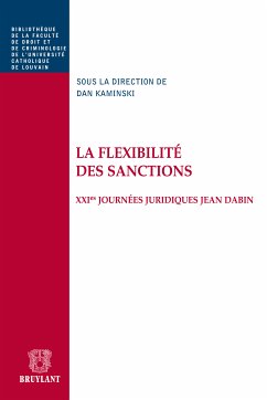 La flexibilité des sanctions (eBook, ePUB)