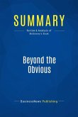 Summary: Beyond the Obvious (eBook, ePUB)