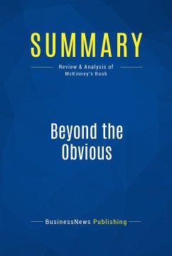 Summary: Beyond the Obvious (eBook, ePUB) - BusinessNews Publishing