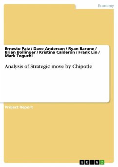 Analysis of Strategic move by Chipotle (eBook, ePUB)