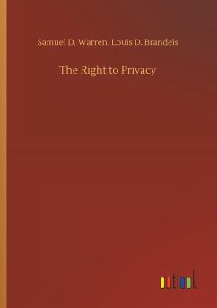 The Right to Privacy