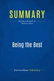 Summary: Being the Best (eBook, ePUB)