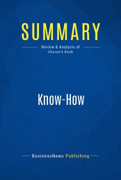 Summary: Know-How (eBook, ePUB) - BusinessNews Publishing