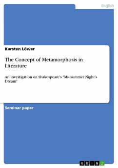 The Concept of Metamorphosis in Literature (eBook, ePUB)