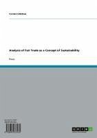 Analysis of Fair Trade as a Concept of Sustainability (eBook, ePUB)