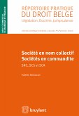 Sociétés en nom collectif et sociétés en commandite (eBook, ePUB)