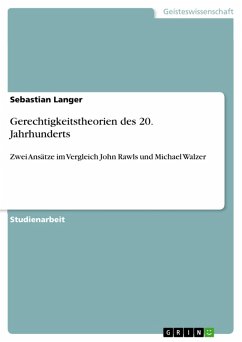 Gerechtigkeitstheorien des 20. Jahrhunderts (eBook, ePUB) - Langer, Sebastian