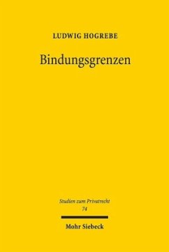 Bindungsgrenzen - Hogrebe, Ludwig