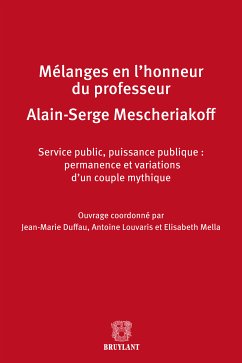 Mélanges en l'honneur de Monsieur le professeur Alain-Serge Mescheriakoff (eBook, ePUB)