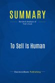 Summary: To Sell Is Human (eBook, ePUB)