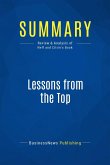 Summary: Lessons from the Top (eBook, ePUB)