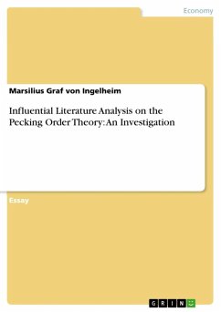 Influential Literature Analysis on the Pecking Order Theory: An Investigation (eBook, ePUB) - Graf von Ingelheim, Marsilius