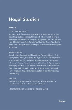 Hegel-Studien Band 15 (eBook, PDF)