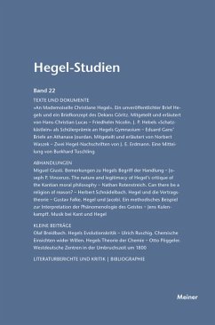 Hegel-Studien Band 22 (eBook, PDF)