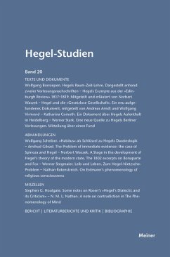 Hegel-Studien Band 20 (eBook, PDF)