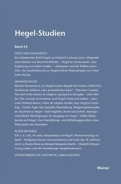 Hegel-Studien Band 24 (eBook, PDF)