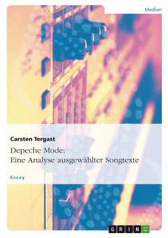 Depeche Mode: Eine Analyse ausgewählter Songtexte (eBook, ePUB)