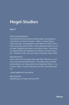Hegel-Studien Band 7 (eBook, PDF)