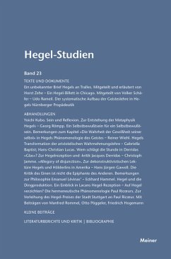 Hegel-Studien Band 23 (eBook, PDF)