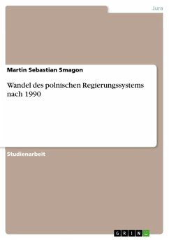 Wandel des polnischen Regierungssystems nach 1990 (eBook, ePUB)