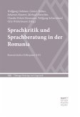 Sprachkritik und Sprachberatung in der Romania (eBook, ePUB)