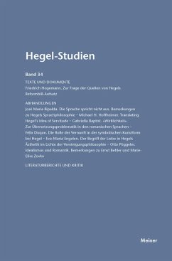 Cover Hegel-Studien Band 34 (eBook, PDF)